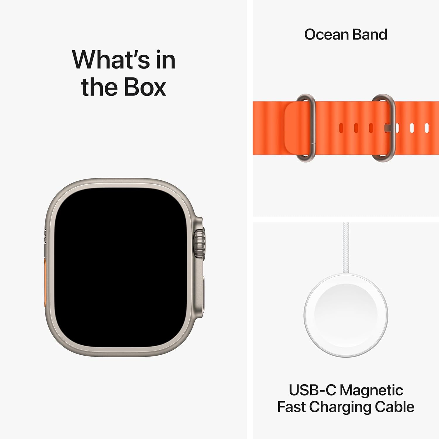 Apple Watch Ultra 2 GPS + Cellular, boîtier en titane de 49 mm