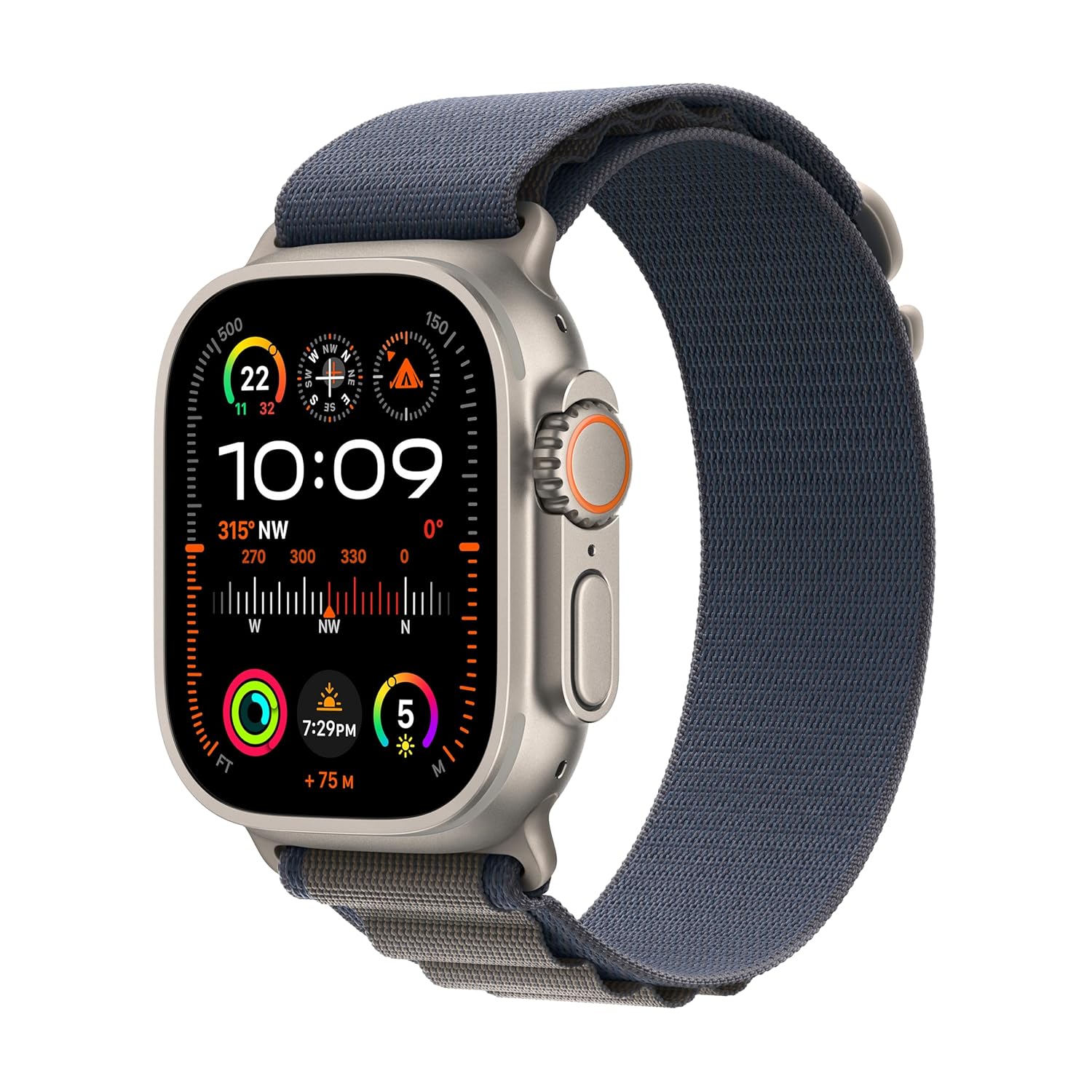 Apple Watch Ultra 2 GPS + Cellular, boîtier en titane de 49 mm