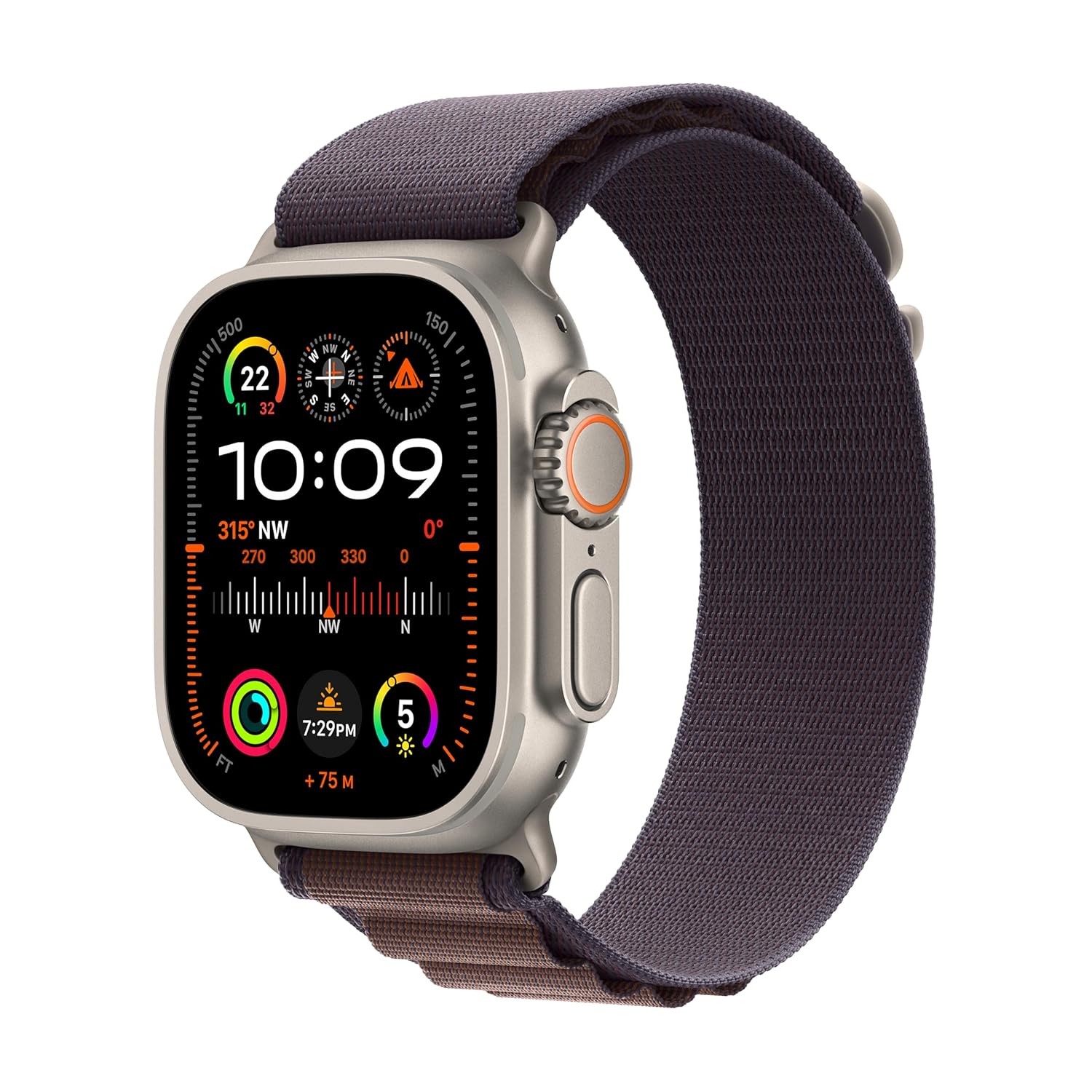 Apple Watch Ultra 2 GPS + Cellular, boîtier en titane de 49 mm