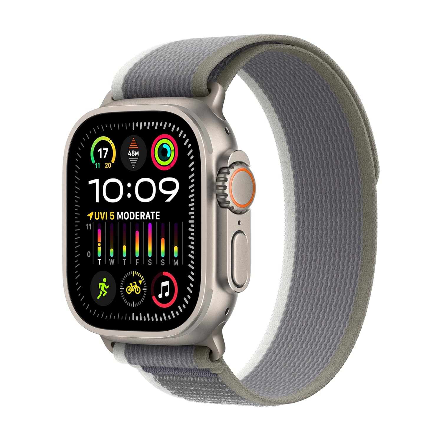 Apple Watch Ultra 2 GPS + Cellular, boîtier en titane de 49 mm