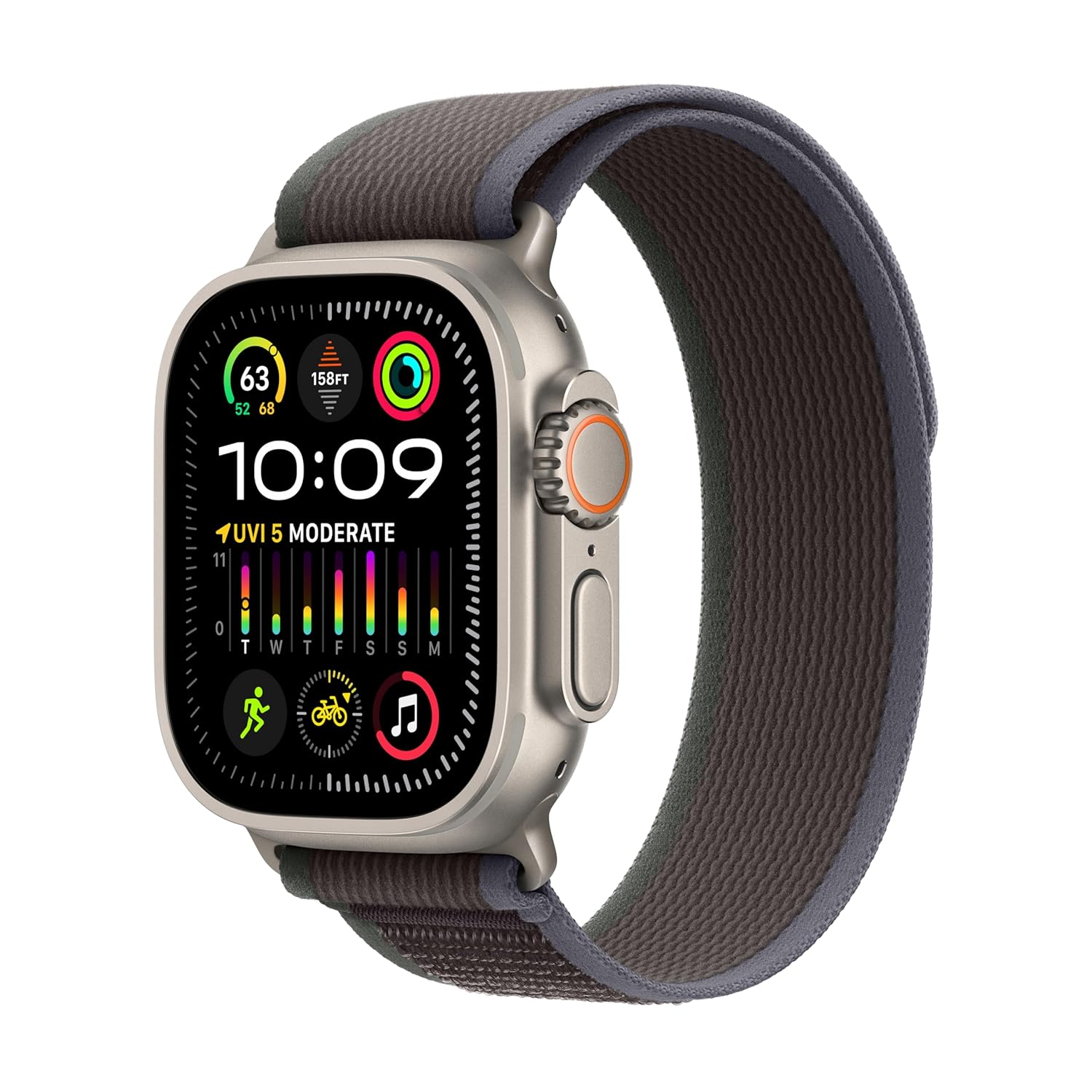 Apple Watch Ultra 2 GPS + Cellular, boîtier en titane de 49 mm