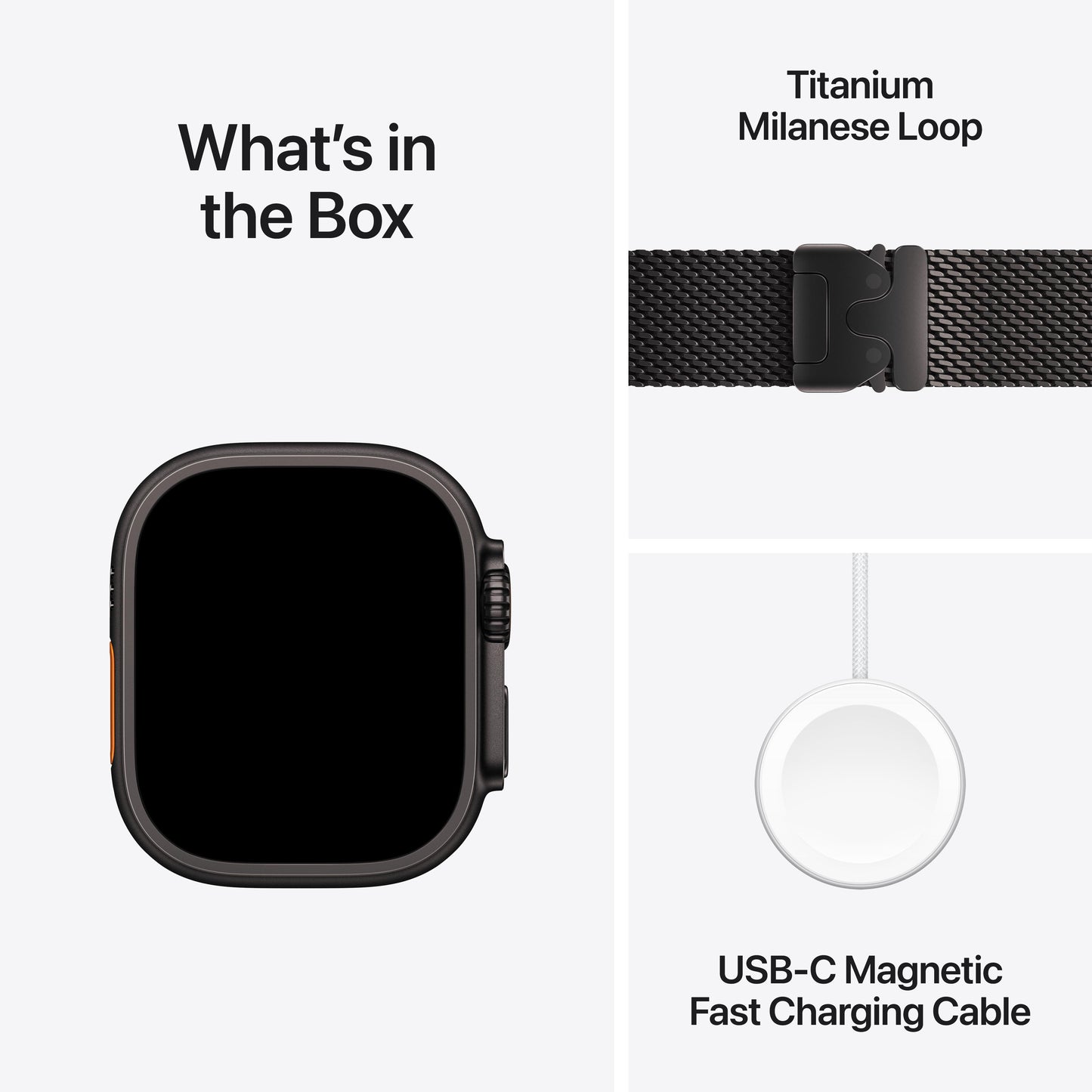 2024 Apple Watch Ultra 2 Milanese Loop.