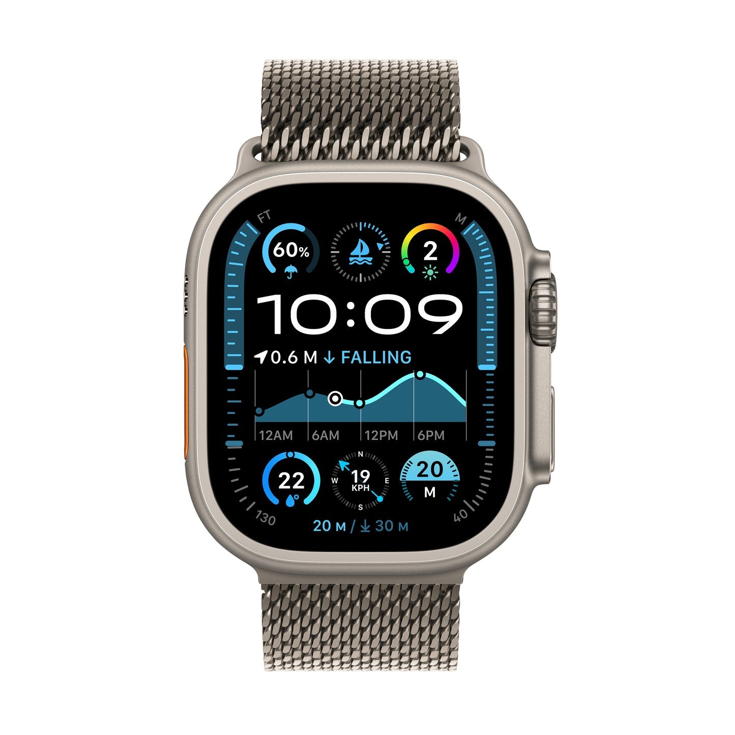 2024 Apple Watch Ultra 2 Milanese Loop
