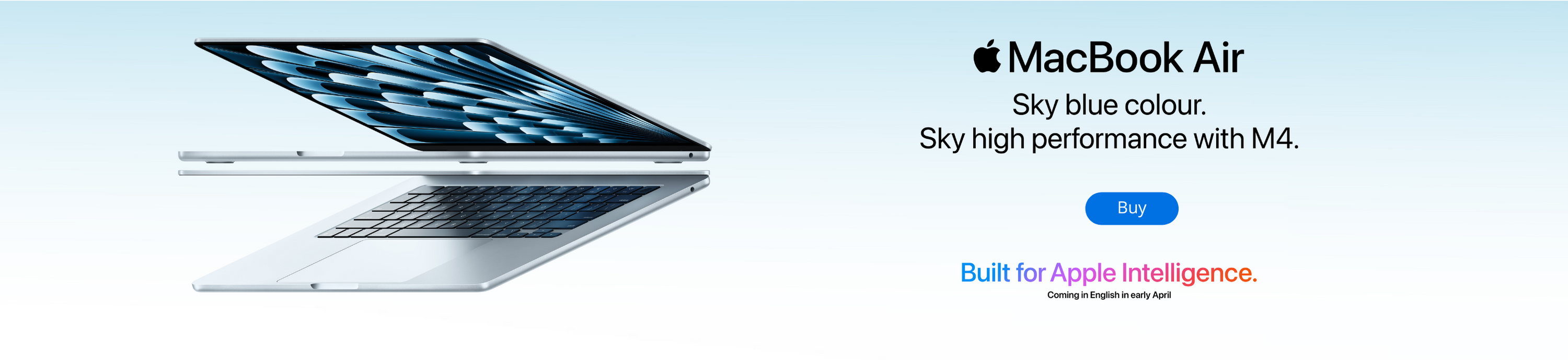 "New MacBook Air M4 available at iStore Mauritius – Sleek, ultra-thin design with powerful M4 chip for enhanced performance and long battery life.